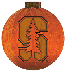 Stanford Cardinal 12 in. Halloween Pumpkin Sign
