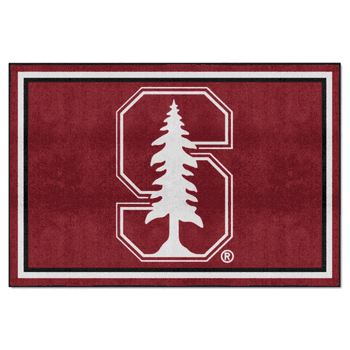 Stanford Cardinal 5ft. x 8 ft. Plush Area Rug