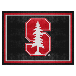 Stanford Cardinal 8ft. x 10 ft. Plush Area Rug