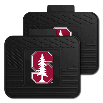 Stanford Cardinal Back Seat Car Utility Mats - 2 Piece Set