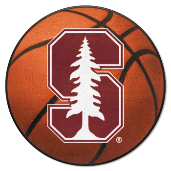 Stanford Cardinal Basketball Rug - 27in. Diameter