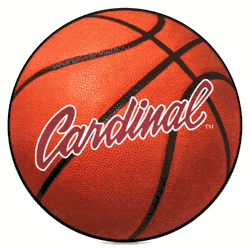 Stanford Cardinal Basketball Rug - 27in. Diameter