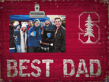 Stanford Cardinal Best Dad Clip Frame