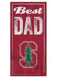 Stanford Cardinal Best Dad Sign