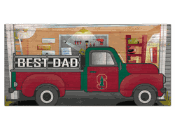 Stanford Cardinal Best Dad Truck 6x12 Sign