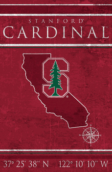 Stanford Cardinal Coordinates 17x26