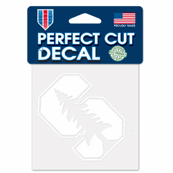 Stanford Cardinal Decal 4x4 Perfect Cut White