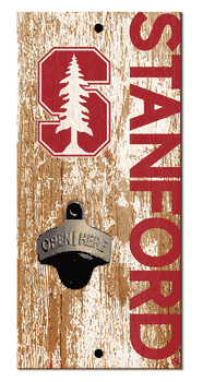Stanford Cardinal Distressed Bottle Opener