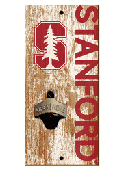 Stanford Cardinal Distressed Bottle Opener