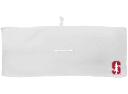 Stanford Cardinal Large Microfiber Towel - 16" x 40" (White)