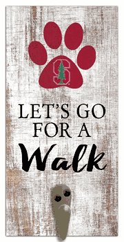 Stanford Cardinal Leash Holder 6x12 Sign