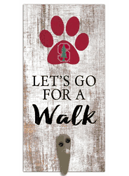 Stanford Cardinal Leash Holder 6x12 Sign