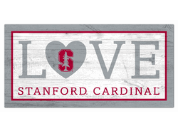 Stanford Cardinal Love 6x12 Sign