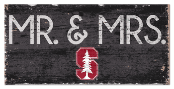Stanford Cardinal Mr & Mrs Sign
