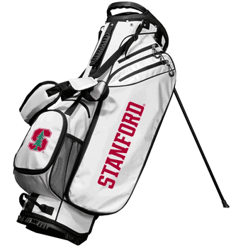 Stanford Cardinal Mustangs Birdie Golf Stand Bag - White