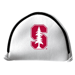 Stanford Cardinal Putter Cover - Mallet (White)