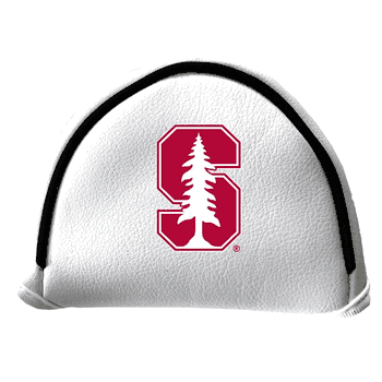 Stanford Cardinal Putter Cover - Mallet (White)