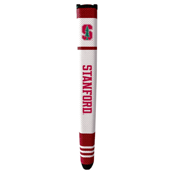 Stanford Cardinal Putter Grip (White with colored stripes)