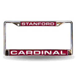 Stanford Cardinal Standard 12" x 6" Laser Cut Chrome Frame