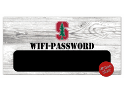 Stanford Cardinal Wifi Password 6x12 Sign