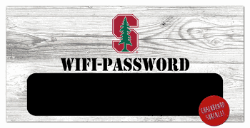 Stanford Cardinal Wifi Password 6x12 Sign