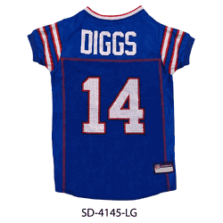 Stefon Diggs Buffalo Bills Pet Jersey Large