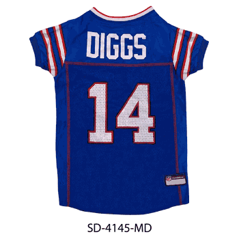 Stefon Diggs Buffalo Bills Pet Jersey Medium