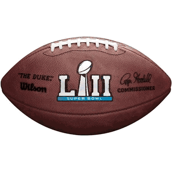 Super Bowl 52 LII Official NFL Authentic Game Football New England Patriots vs. Philadelphia Eagles