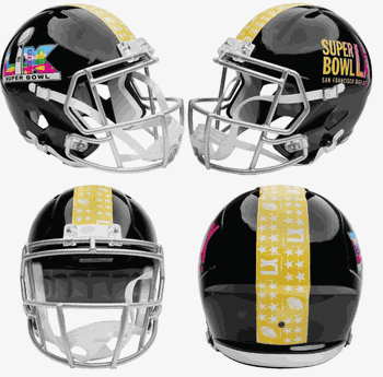 Super Bowl 60 LX Riddell NFL Speed Replica Full Size Helmet