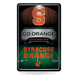 Syracuse Orange  11" x 17" Metal Home Dcor Sign