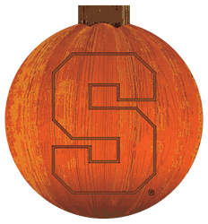 Syracuse Orange 12 in. Halloween Pumpkin Sign