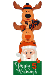 Syracuse Orange 31" Santa Stack Leaner