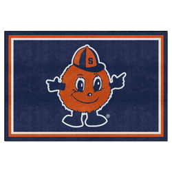 Syracuse Orange 5ft. x 8 ft. Plush Area Rug, Otto Mascot Logo