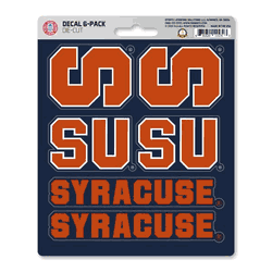 Syracuse Orange 6 Count Mini Decal Sticker Pack