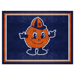 Syracuse Orange 8ft. x 10 ft. Plush Area Rug, Otto Mascot Logo