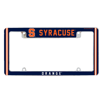 Syracuse Orange Alternate Design All Over Chrome Frame