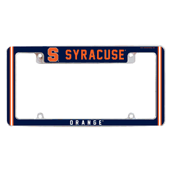 Syracuse Orange Alternate Design All Over Chrome Frame