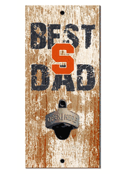 Syracuse Orange Best Dad Bottle Opener Wood Sign