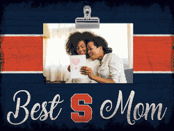 Syracuse Orange Best Mom with Stripe Clip Frame