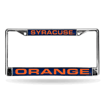 Syracuse Orange Blue Laser Chrome Frame