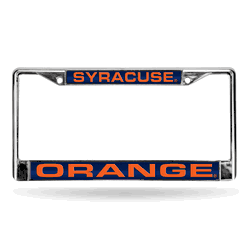 Syracuse Orange Blue Laser Chrome Frame