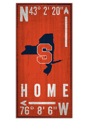 Syracuse Orange Coordinate 6x12 Sign