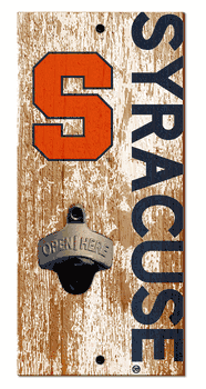 Syracuse Orange Distressed Bottle Opener