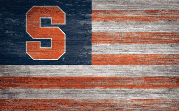 Syracuse Orange Distressed Flag 11x19