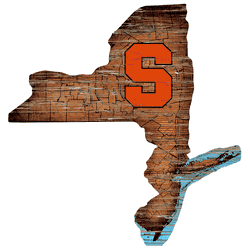 Syracuse Orange Distressed State with Logo