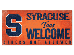 Syracuse Orange Fans Welcome Sign
