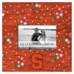 Syracuse Orange Floral 10x10 Frame