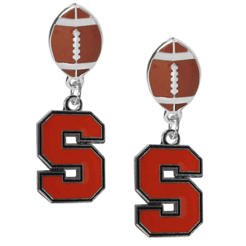 Syracuse Orange Football Stud Earrings