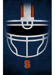 Syracuse Orange Ghost Helmet 17x26