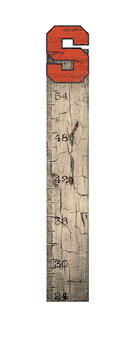 Syracuse Orange Growth Chart Sign 6x36